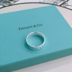 蒂芙尼（Tiffany & Co.）Atlas 系列纯银宽版戒指 - 图片 2
