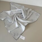 赛琳(CELINE)凯旋门印花真丝方巾 白色 - 图片 4