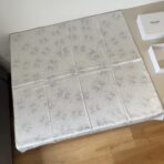 赛琳(CELINE)凯旋门印花真丝方巾 白色