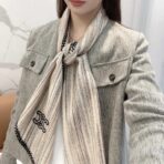 赛琳(Celine)【飘带】围巾 米白色 - 图片 4