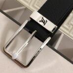 路易・威登 Pont Neuf 针扣荔枝纹男士腰带 - 图片 4