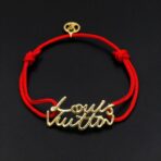 路易威登 LV Script 手链  （红绳）