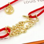 路易威登 LV Script 手链  （红绳） - 图片 3
