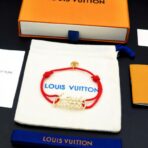 路易威登 LV Script 手链  （红绳） - 图片 4