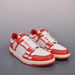 AMIRI Skel-Top Low 系列低帮休闲运动鞋（白红配色款）