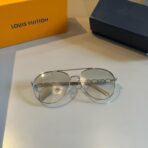 路易威登（LOUIS VUITTON）Pilot Chain 系列金属链条装饰飞行员框光学眼镜 - 图片 2