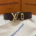 路易威登（Louis Vuitton）Initiales 40mm 老花帆布腰带 - Image 4