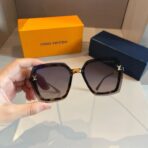 路易威登（Louis Vuitton）Millionaires Logo Monogram  紫色镜片方形太阳镜 - Image 3