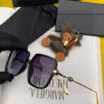 迪奥（Dior）30 Montaigne  方形太阳镜 绿框 黑框 - 图片 4