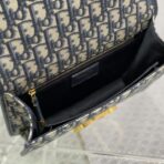 迪奥（Dior）30 Montaigne 蓝色 Oblique 老花单肩包 - 图片 4