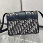 迪奥（Dior）30 Montaigne 蓝色 Oblique 老花单肩包 - 图片 3