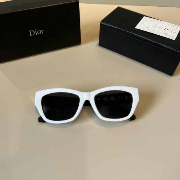 迪奥（Dior）CD Signature 系列黑白醋酸纤维 CD 标识装饰猫眼太阳镜