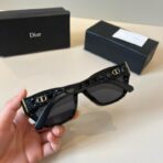 迪奥（Dior）CD Signature 系列黑色醋酸纤维 CD 标识装饰猫眼太阳镜 - Image 4