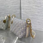 迪奥（Dior）Dior Star Hobo 蓝色老花牛仔布链条包 - 图片 2