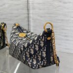 迪奥（Dior）Dior Star Hobo 藏青色老花牛仔布链条包 - 图片 2