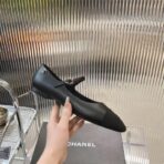 香儿CHANEL 24P 早春新款斜方头高跟鞋单鞋黑色 - Image 3