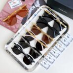 香奈儿（CHANEL）链条装饰方形太阳镜 - 图片 3