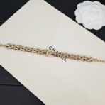 香奈儿（Chanel）双 C 镶钻链条手链 - 图片 2