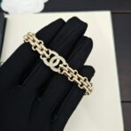 香奈儿（Chanel）双 C 镶钻链条手链 - 图片 4