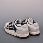 AMIRI Skel-Top Low 系列低帮休闲运动鞋（灰白黑拼接配色款） - 图片 3