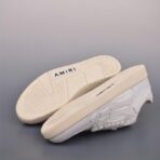 AMIRI Skel-Top Low 全白皮革低帮运动鞋 - 图片 3