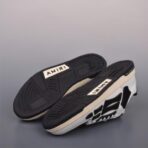 AMIRI Skel-Top Low 白黑拼色皮革低帮运动鞋 - 图片 3