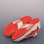 AMIRI Skel-Top Low 红白拼色皮革低帮运动鞋 - 图片 3