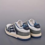 AMIRI Skel-Top Low 系列低帮休闲运动鞋（灰蓝白拼接配色款） - Imagem 2