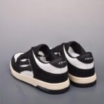 AMIRI Skel-Top Low 黑白拼色皮革低帮运动鞋 - 图片 4