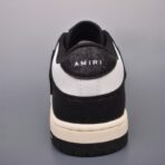 AMIRI Skel-Top Low 黑白拼色皮革低帮运动鞋 - 图片 2