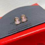 麒麟迷你粉葫芦耳钉