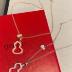 麒麟镂空中号镶钻葫芦项链 - 图片 4