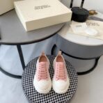 亚历山大・麦昆 Oversized 系列厚底休闲鞋（粉白拼接款）