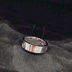 𝐂𝐚𝐫𝐭𝐢𝐞𝐫•卡地亚 𝐋𝐨𝐯𝐞 经典宽版三钻戒指 - 图片 3