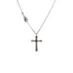 𝐆𝐨𝐫𝐨'𝐬高桥吾郎  蔷薇花十字架项链 - Image 3