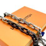 𝐋𝐨𝐮𝐢𝐬 𝐕𝐮𝐢𝐭𝐭𝐨𝐧 黑白竹节拼接项链 - 图片 2