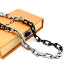 𝐋𝐨𝐮𝐢𝐬 𝐕𝐮𝐢𝐭𝐭𝐨𝐧 黑白竹节拼接项链 - 图片 4