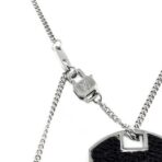 𝐋𝐨𝐮𝐢𝐬 𝐕𝐮𝐢𝐭𝐭𝐨𝐧路易威登男士MONOGRAM ECLIPSE铭牌项链 - Image 3