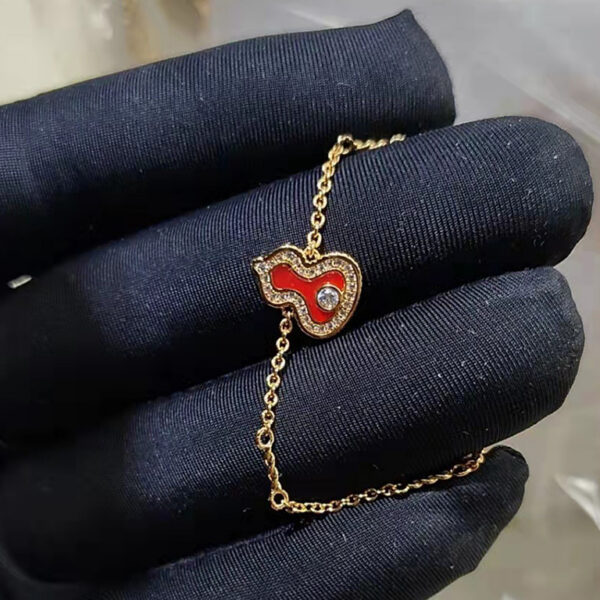 𝐐𝐞𝐞𝐥𝐢𝐧（麒麟）𝐖𝐮𝐥𝐮红玉髓单钻手链