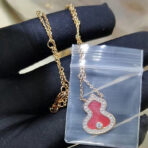 𝐐𝐞𝐞𝐥𝐢𝐧（麒麟）𝐰𝐮𝐥𝐮红玉髓单钻吊 - 图片 2