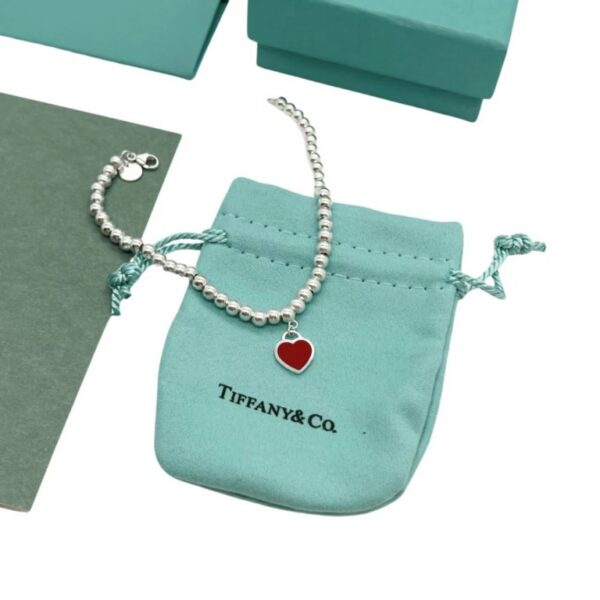 𝐓𝐢𝐟𝐠𝐧𝐲 & 𝐜𝐨蒂芙尼 红色爱心手链