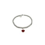 𝐓𝐢𝐟𝐠𝐧𝐲 & 𝐜𝐨蒂芙尼 红色爱心手链 - Image 2