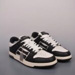 AMIRI Skel Top Low-Top Sneakers  黑白配色