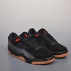 Air Jordan Flight Court 乔丹低帮复古篮球鞋 黑色