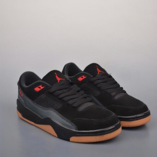 Air Jordan Flight Court 乔丹低帮复古篮球鞋 黑色