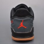 Air Jordan Flight Court 乔丹低帮复古篮球鞋 黑色 - Imagem 4