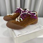 Alexander McQUEEN 亚历山大·麦昆 最新 Flexion系列情侣款 复古 休闲 运动鞋 深棕色