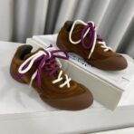 Alexander McQUEEN 亚历山大·麦昆 最新 Flexion系列情侣款 复古 休闲 运动鞋 深棕色 - Image 2