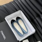 Chanel 新色芭蕾舞鞋 蓝黑配色 - 图片 4