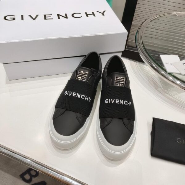 GIVENCHYLOGO松紧带CitySport运动鞋  深灰黑配色